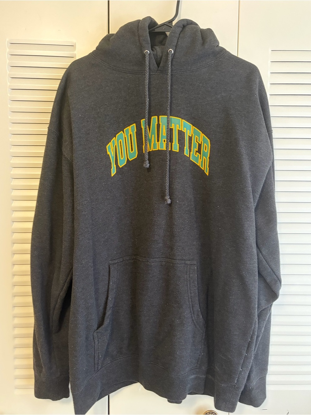 Unisex You Matter Heather Gray Hoodie